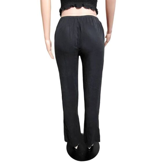 Pulp black tencel pull-on elastic waist pants S - Picture 6 of 6